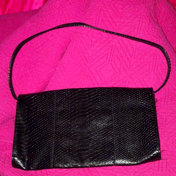 Black Clutch Purse - Picture 3 of 8